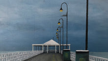 storm over shorncliffe pier | PRINT on CANVAS<br><i>various sizes | from my original painting</i>
