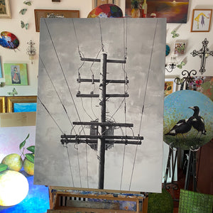 power on murray | PRINT on CANVAS<br><i>75x100cm | from my original painting</i>