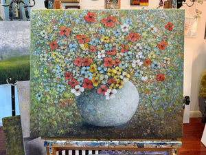 flowerful |  original painting<br><i>60x50cm on gallery wrapped canvas</i>