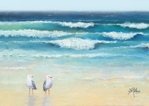 two seagulls | A4 print