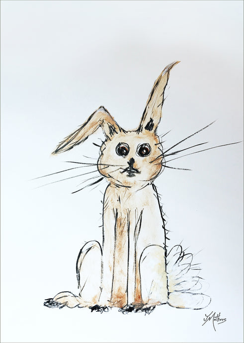i am rabbit | A3 print