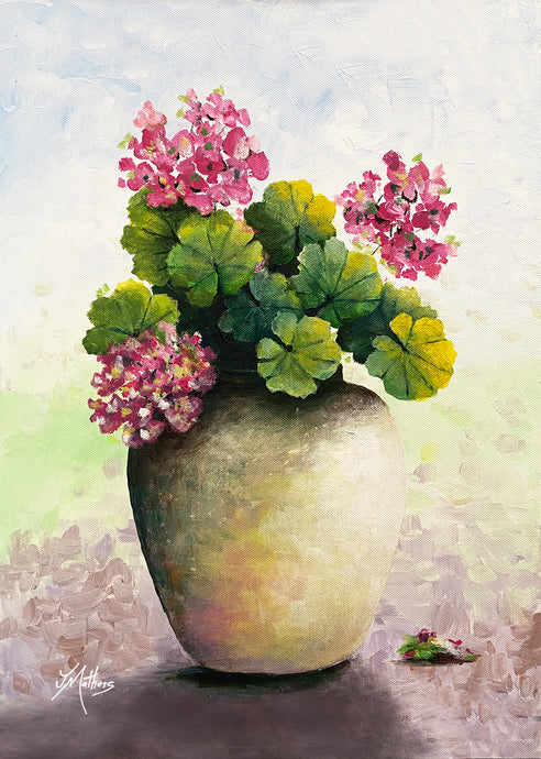 geraniums | A4 print