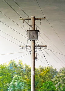 wired in gracemere | A4 print