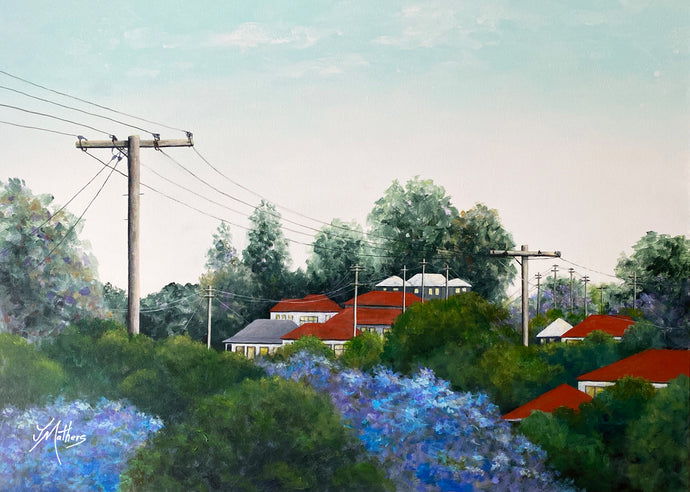 wires over wavell heights | A4 print