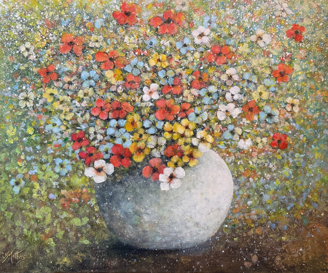 flowerful |  original painting<br><i>60x50cm on gallery wrapped canvas</i>