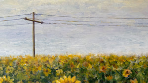 sunflower power  |  original painting<br><i>60x76cm on gallery wrapped canvas</i>