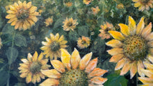 sunflower power  |  original painting<br><i>60x76cm on gallery wrapped canvas</i>