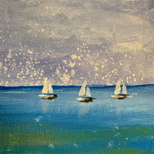 seaside vibes  |  original painting<br><i>50x40cm on gallery wrapped canvas</i>