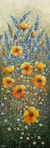 a sunny spot |  original painting<br><i>40x120cm on gallery wrapped canvas</i><br>- framed painting - SOLD