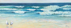 two seagulls  |  76x30cm  |  original oil painting SOLD