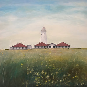 cape willoughby lighthouse  | 76x76cm  |  original oil painting SOLD