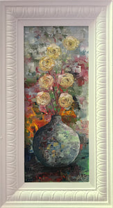 yesterday's flowers 1  |  20x48cm  |  original oil painting SOLD