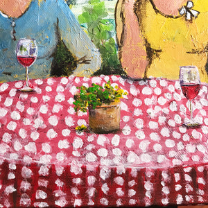 garden party  |  30x30cm  |  original painting SOLD
