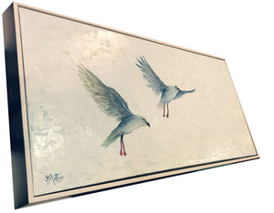 white flight   |  101x50cm   |  original painting SOLD
