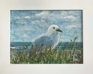 seagull by the sea  |  30x22cm  |  original painting SOLD