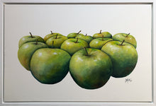 thirteen apples  |  original painting<br><i>framed | 75x50cm + frame</i> SOLD