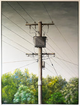 wired in gracemere  |  original painting<br><i>91x122cm on gallery wrapped canvas</i> SOLD<br>- framed painting -
