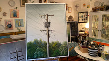 wired in gracemere  |  original painting<br><i>91x122cm on gallery wrapped canvas</i> SOLD<br>- framed painting -