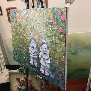 the garden keepers  |  60x45cm  |  original acrylic painting SOLD