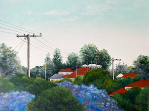 wires over wavell heights  |  original painting<br><i>101x76cm on gallery wrapped canvas</i><br>SOLD
