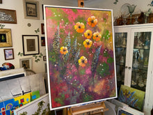 secret garden  |  original painting<br><i>91x122cm on gallery wrapped canvas</i><br>- framed painting -
