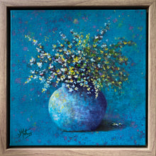 flower fall | original painting<br><i>30x30cm on gallery wrapped canvas</i><br>- framed painting SOLD