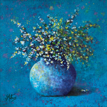 flower fall | original painting<br><i>30x30cm on gallery wrapped canvas</i><br>- framed painting SOLD