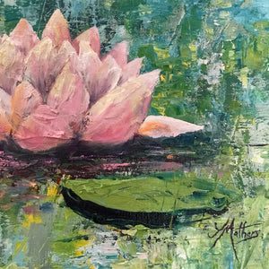 lily pond  |  60x90cm  |  original painting SOLD