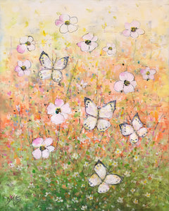 butterfly garden  |  40x50cm  |  original painting SOLD