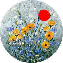 around the garden  |  original painting<br><i>60x60cm on gallery wrapped canvas</i> SOLD