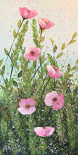 pink poppies  |  30x61cm  |  original acrylic painting SOLD