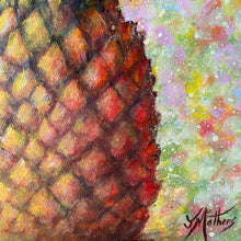 pineapple on show  |  original painting<br><i>40x40cm on gallery wrapped canvas</i>