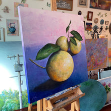 life and lemons  |  original painting<br><i>91x91cm on gallery wrapped canvas</i>
