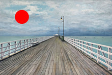 storm over shorncliffe pier  |  152x101cm  |  original painting SOLD