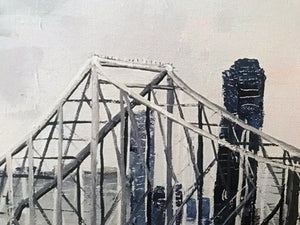 PRINT on CANVAS |  over the story bridge<br><i>various sizes | from my original painting</i>