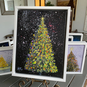 christmas magic  |  original painting<br><i>30x40cm on gallery wrapped canvas</i><br>- framed painting -