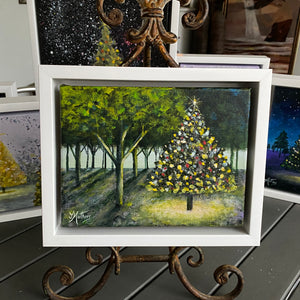magical forest  |  original painting<br><i>24x18cm on gallery wrapped canvas</i><br>- framed painting -