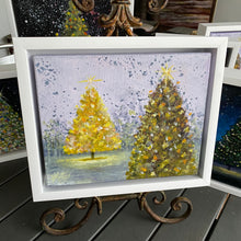 it's christmas  |  original painting<br>25x20cm on gallery wrapped canvas</i><br>- framed painting -