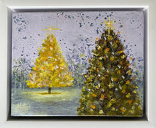 it's christmas  |  original painting<br>25x20cm on gallery wrapped canvas</i><br>- framed painting -