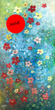 flower reflections  |  30x60cm  |  original oil painting SOLD