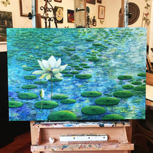 the first flower  |  76x50cm  |  original painting SOLD